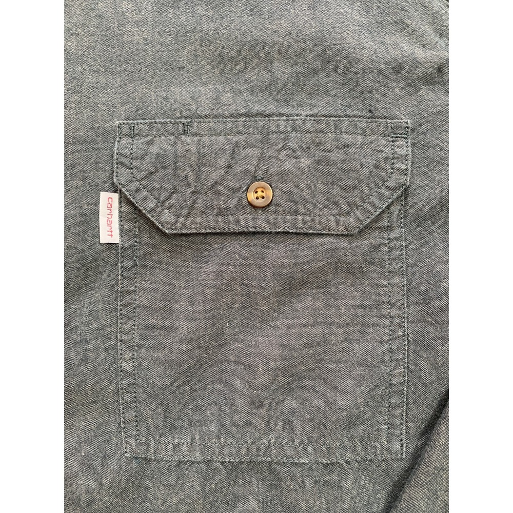 EUC Carhartt Mens Relaxed Fit Long Sleeve Button Down XL - Picture 3 of 4